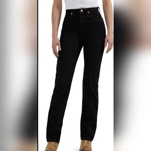 Women's cowboy cut Wranglers black